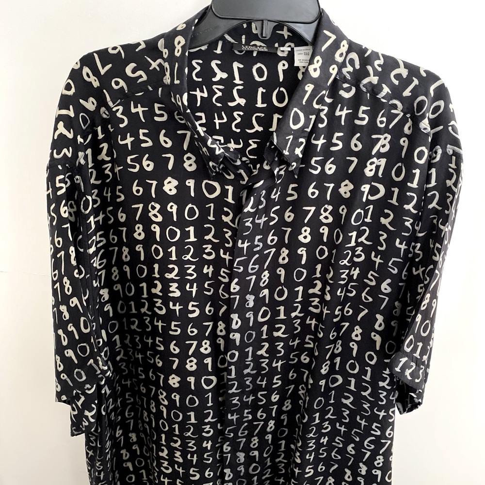 Vintage 90s VERSACE CLASSIC V2 Silk Shirt